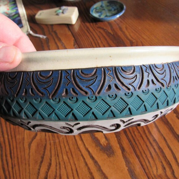 Beautiful Handmade Pottery Bowl J Wasechek